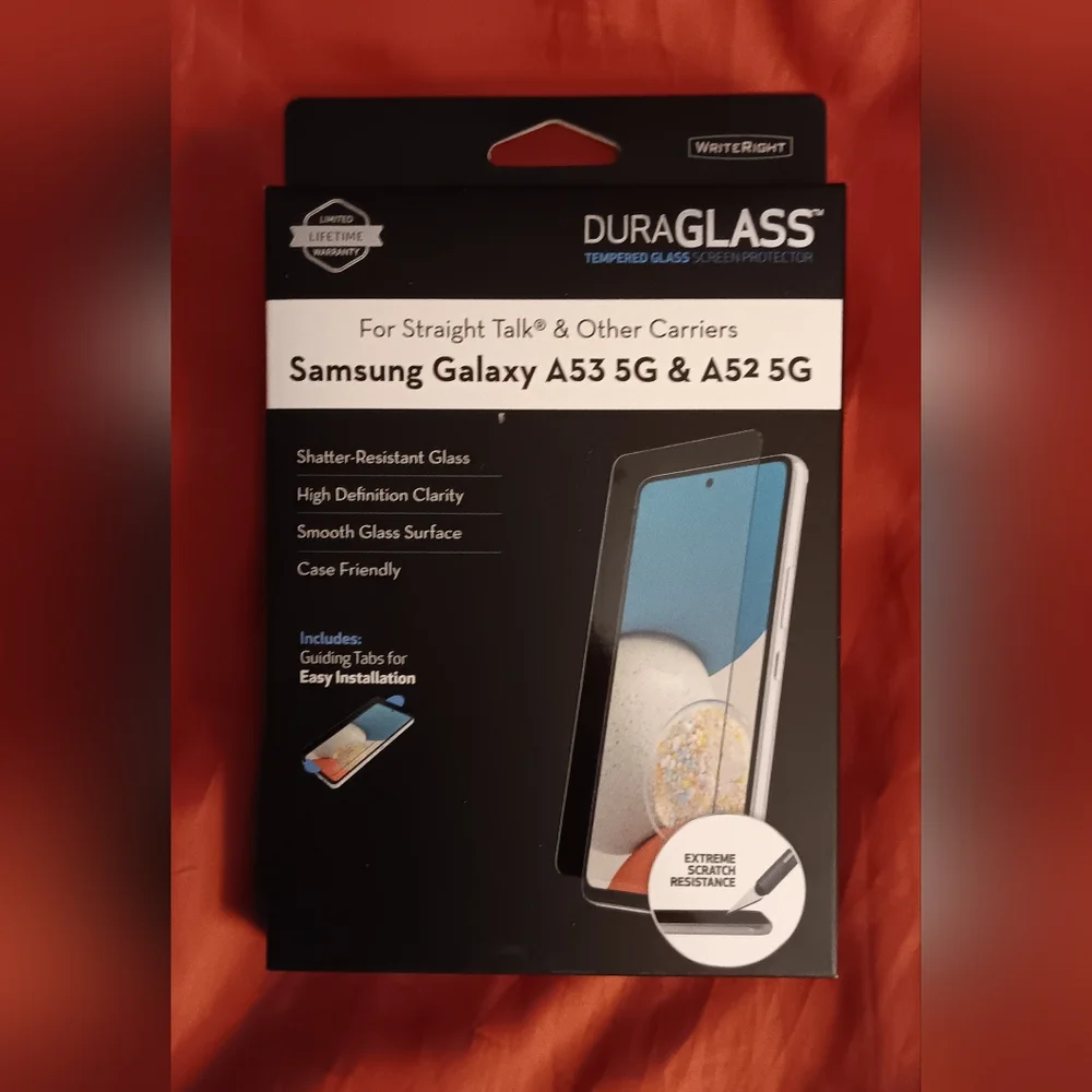 Samsung A53 5G & A52 5G Tempered Glass Screen Protector